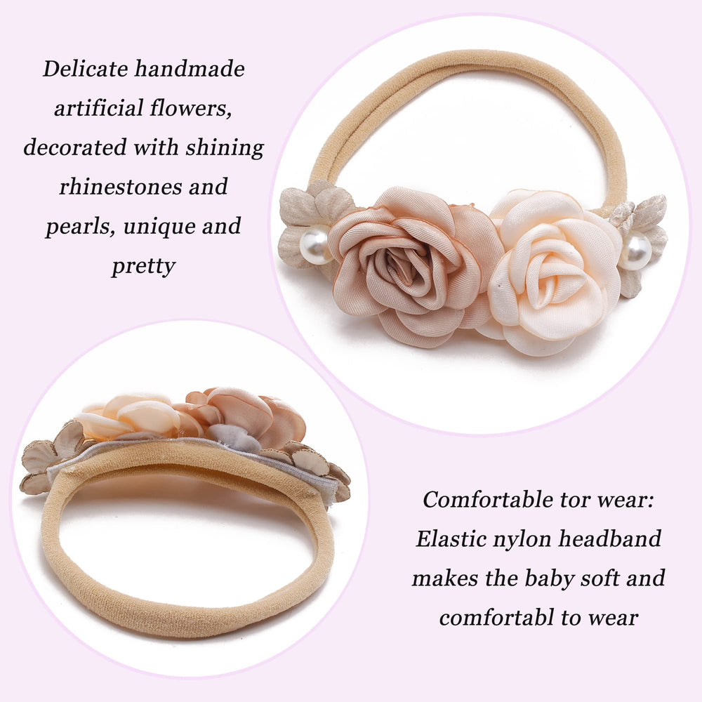 NUWAJP stretchable headbands fit zero-to-twelve-year-olds without slipping