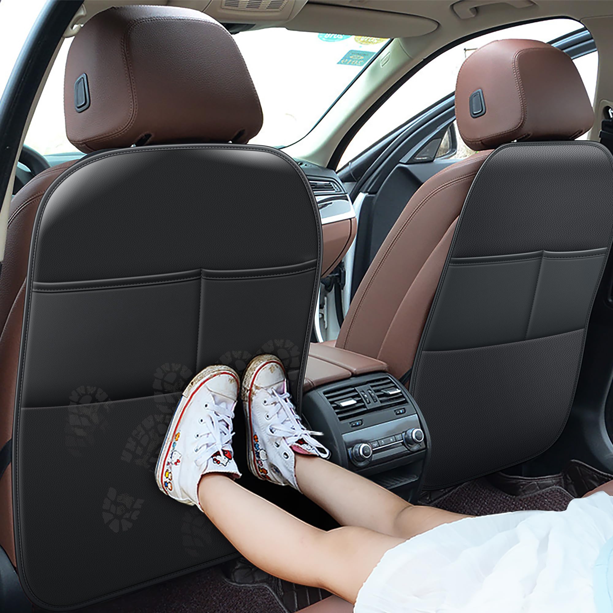 NUWQICD back-seat-protector shields seats from spills and scuffs during family trips