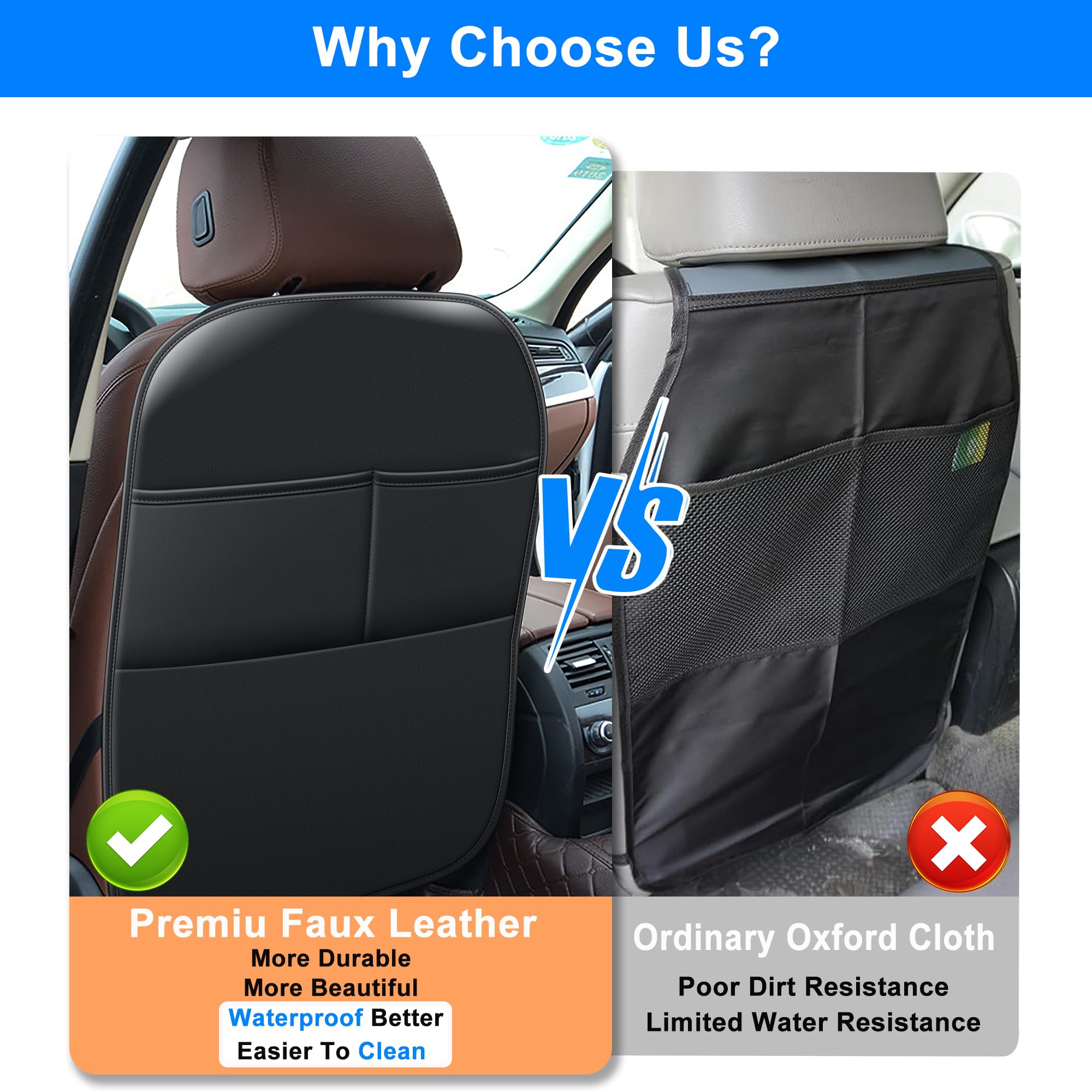 NUWQICD faux-leather-durable-material offers rugged wipe-clean protection for daily use