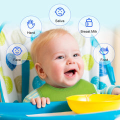 Nvatorfox bibs sized to fit newborns through toddlers with easy closure.