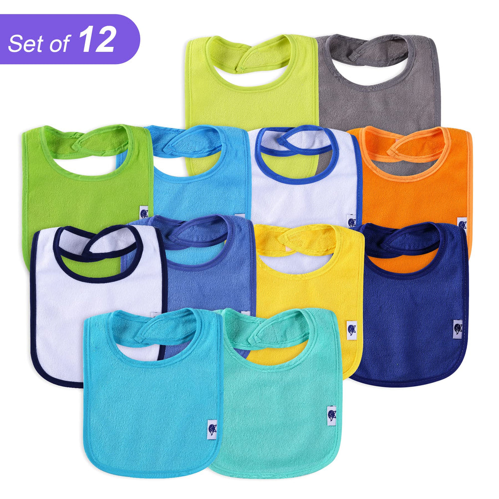 Nvatorfox bibs combine soft terry texture with durable fibers for longevity.