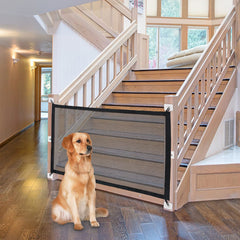 NWK Magic Dog Gate front view shows a 30x30 enclosure for doorway safety.