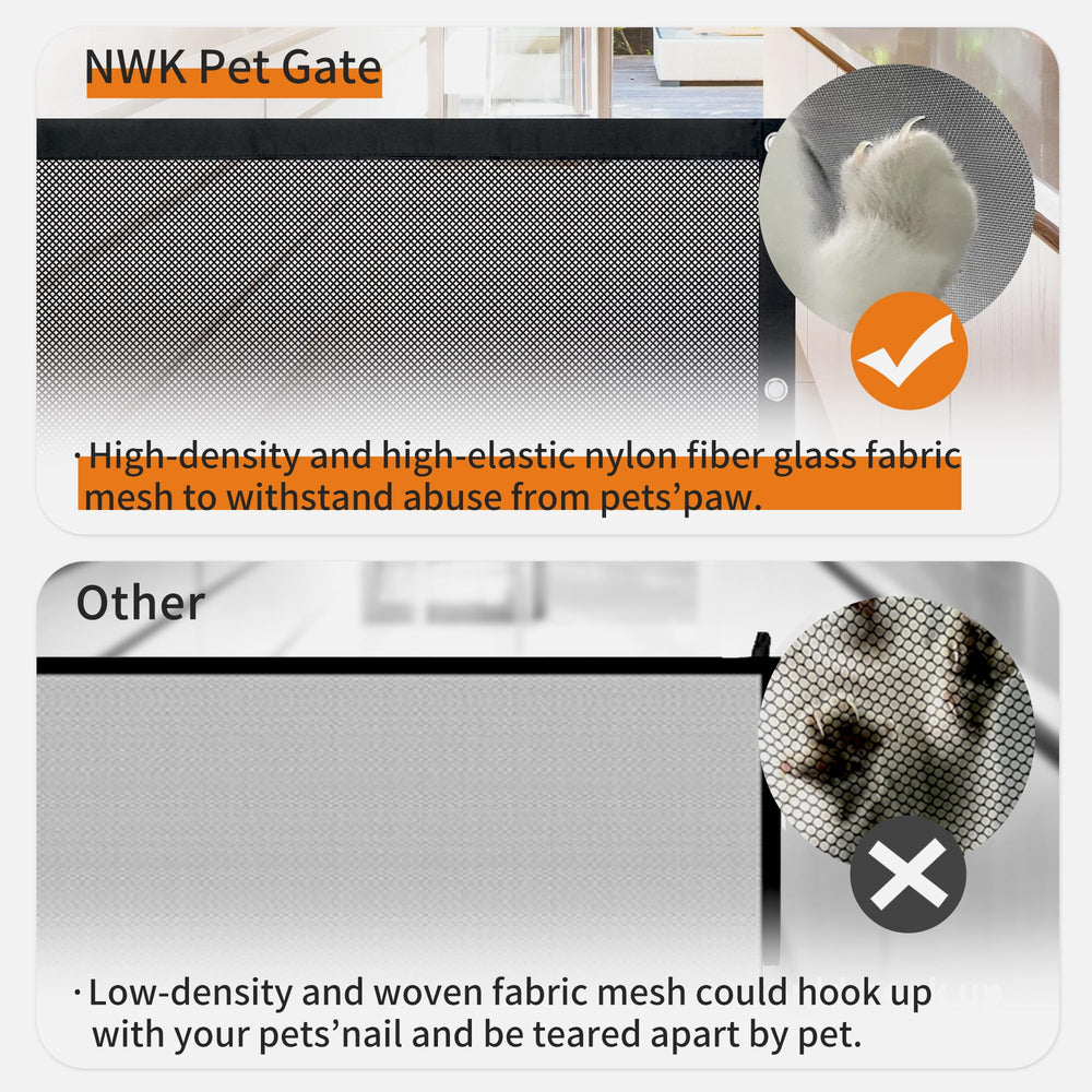 NWK Magic Dog Gate deployed across a doorway opening