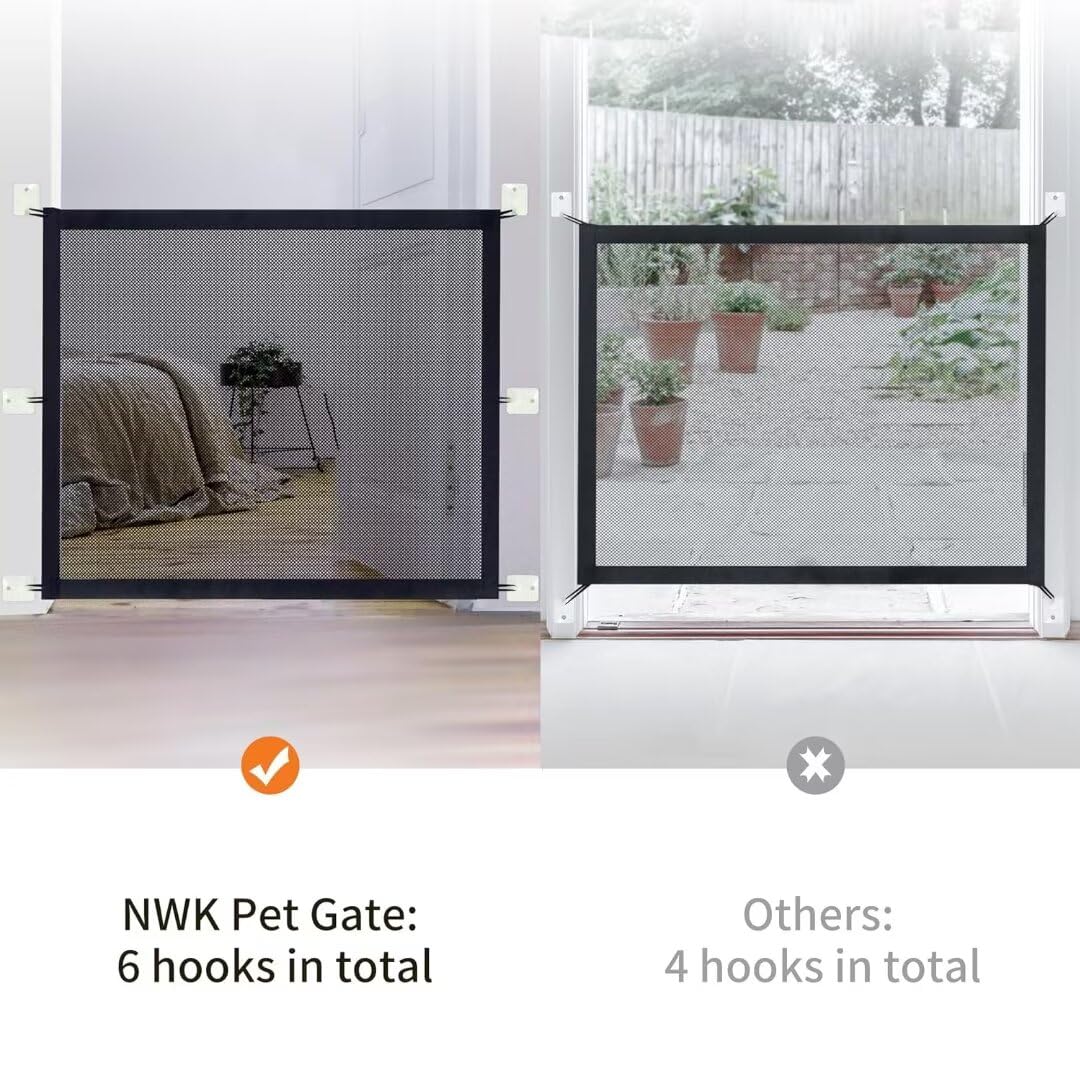 NWK gate features fiberglass weave for durable pet defense