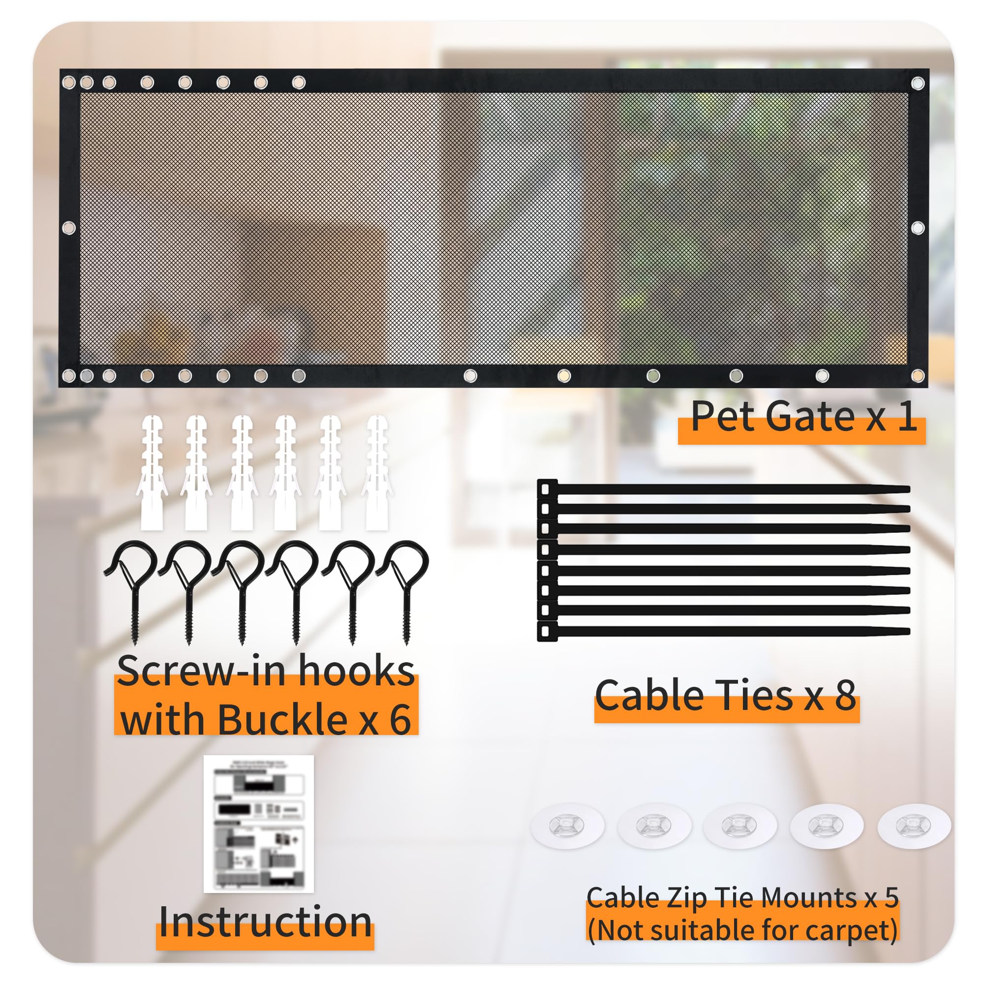NWK Magic Dog Gate in versatile home setup for pets
