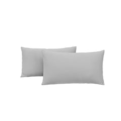 N&Y HOME jersey knit small pillow case 12x16; soft, breathable fit for travel and toddlers.