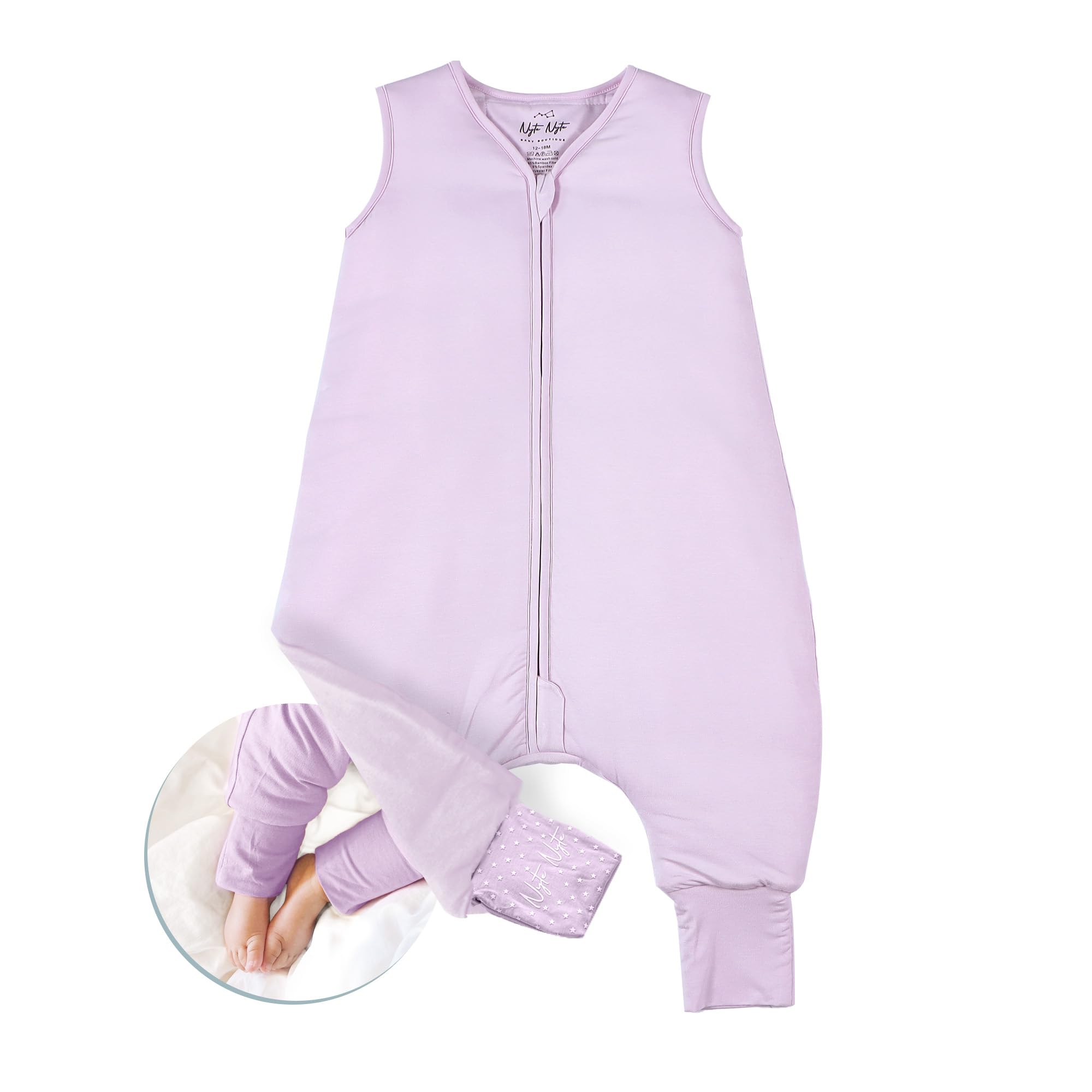 Nyte Nyte Baby orchid 2.5 TOG sleep sack keeps baby warm during night sleep