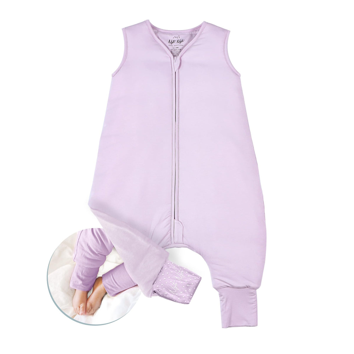 Nyte Nyte Baby orchid 2.5 TOG sleep sack keeps baby warm during night sleep
