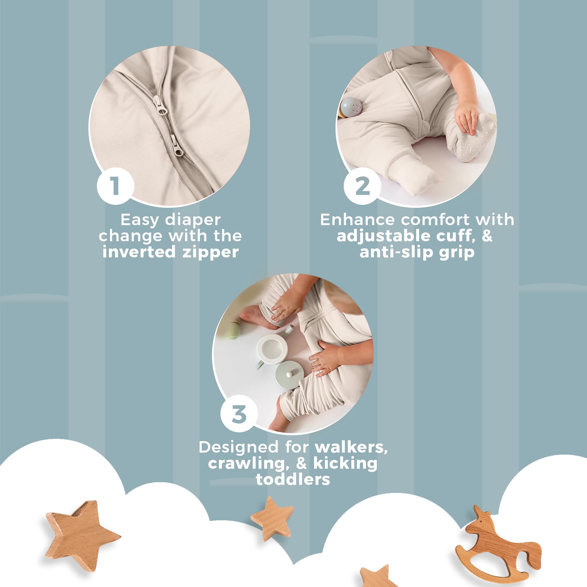 Nyte Nyte Baby quilted lining adds plush warmth and comfort