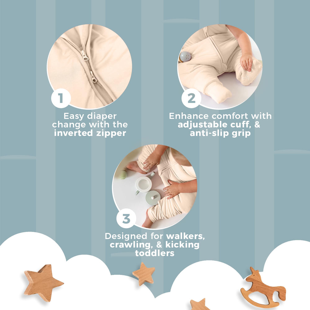 Nyte Nyte Baby quilted lining adds soft warmth during chilly nights