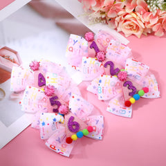 NYTGAH pink hair bow is gentle on hair and durable.