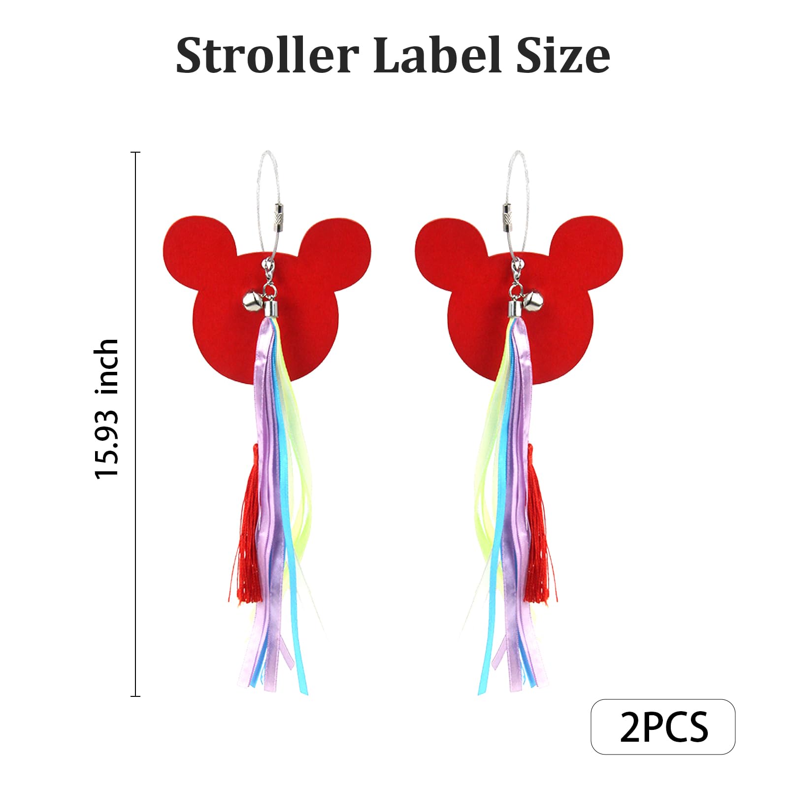 NZELSW custom-name stroller tag helps personalize and locate your stroller