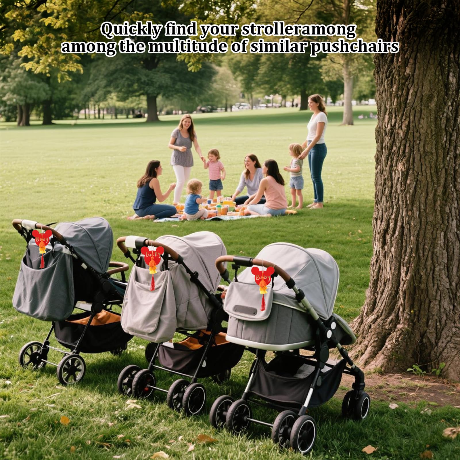 NZELSW gift-ready stroller ID set for thoughtful parent outings.