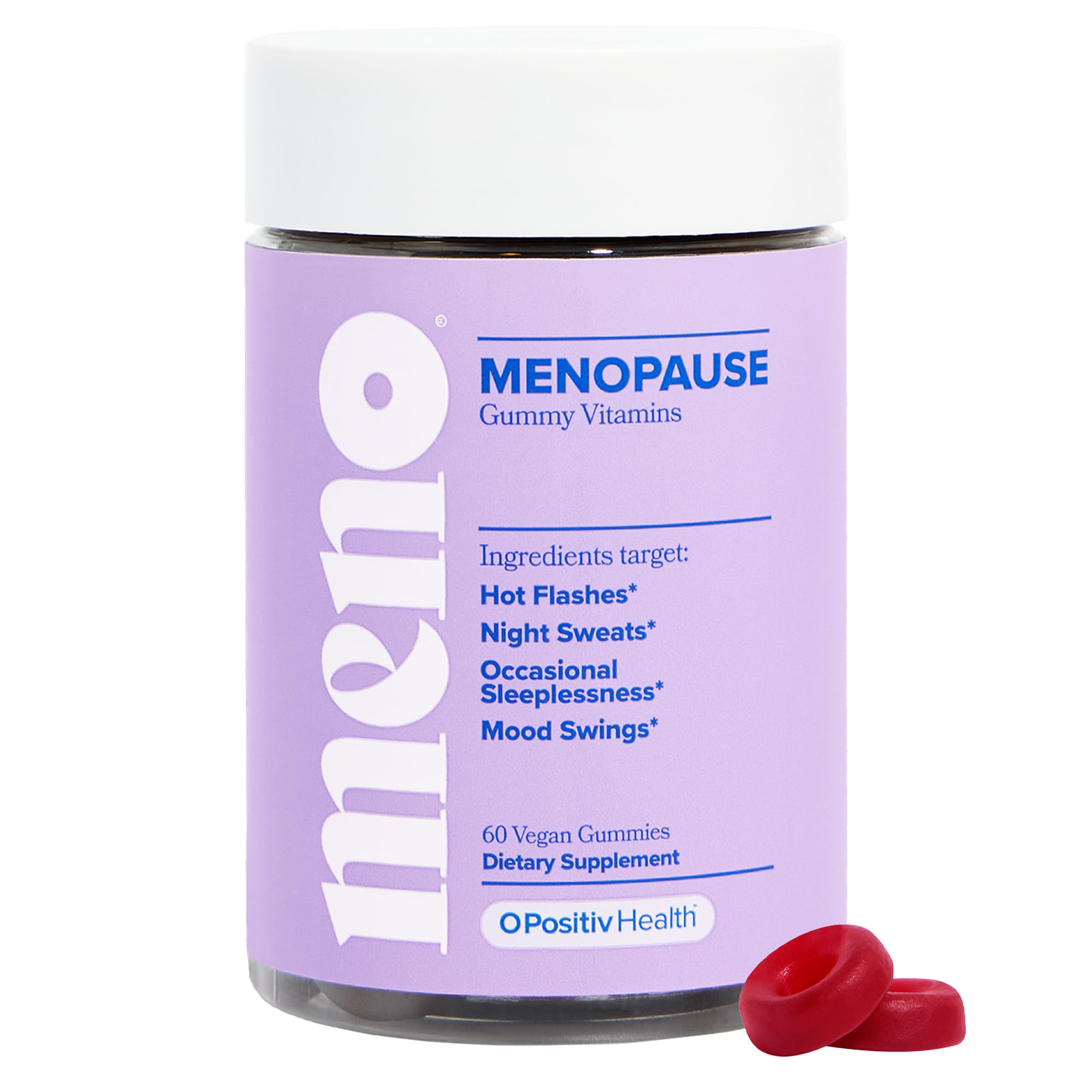 O Positiv MENO bottle pouring capsules for menopause relief