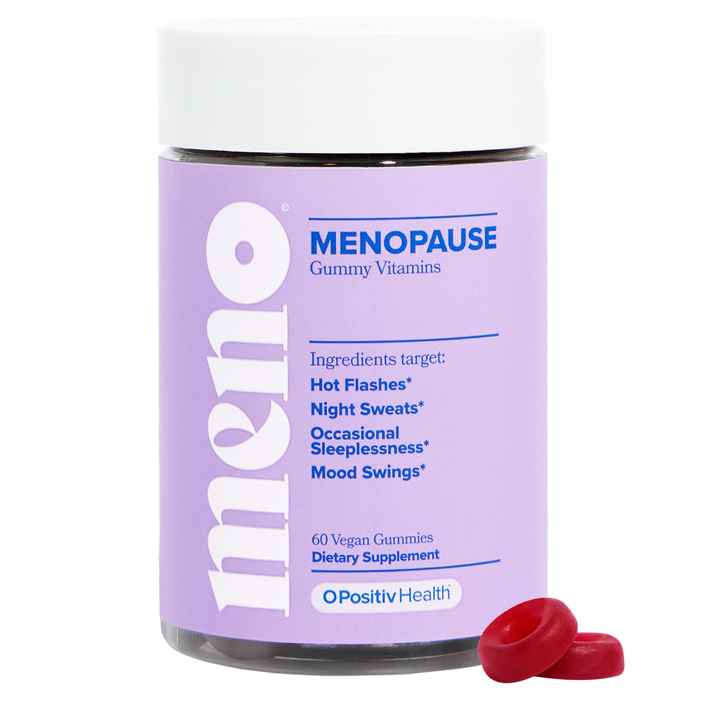 O Positiv MENO bottle pouring capsules for menopause relief
