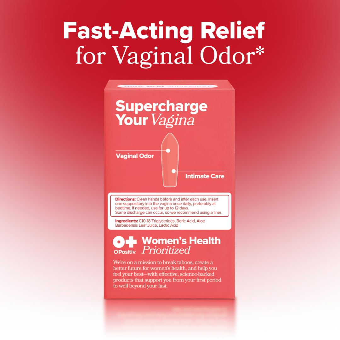 O Positiv URO shelf presentation emphasizing key product traits.