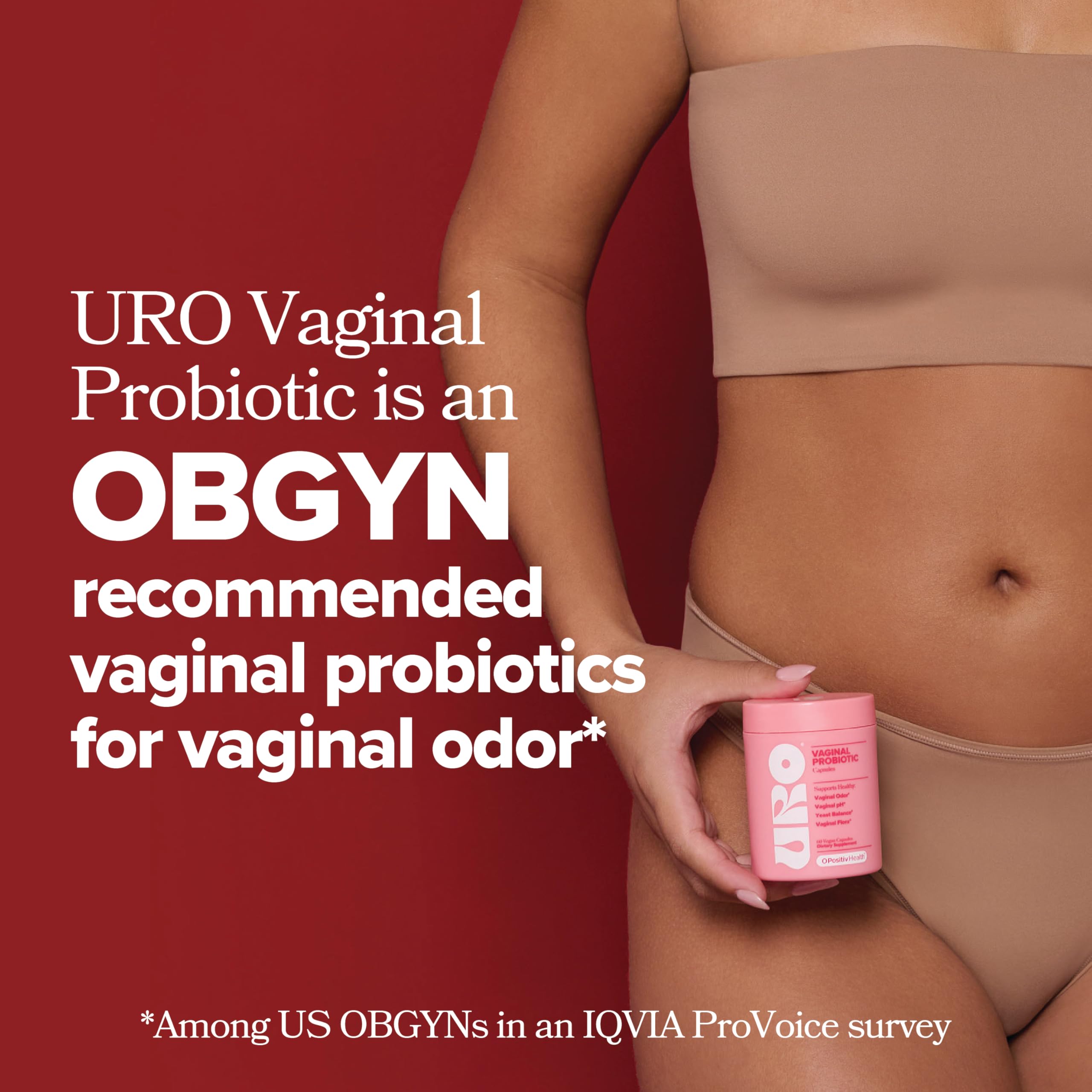 O Positiv URO daily-use instruction with water on the label.