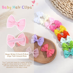 OAOLEER 24-pairs colorful hair clips match outfits for everyday wear
