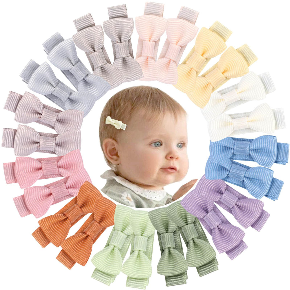 OAOLEER 24-piece pack close-up shows fully lined clips for gentle hair hold.
