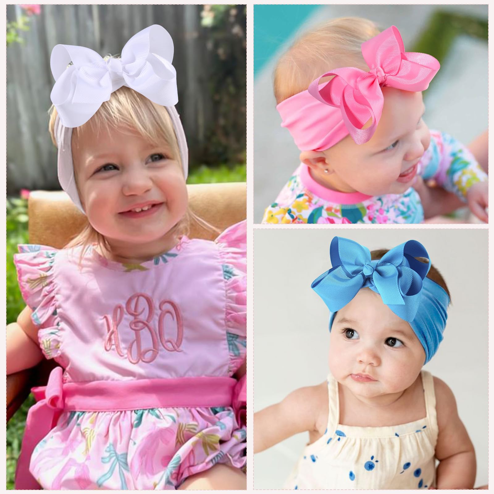 OAOLEER 4-inch bow headband adds cute detail for photos