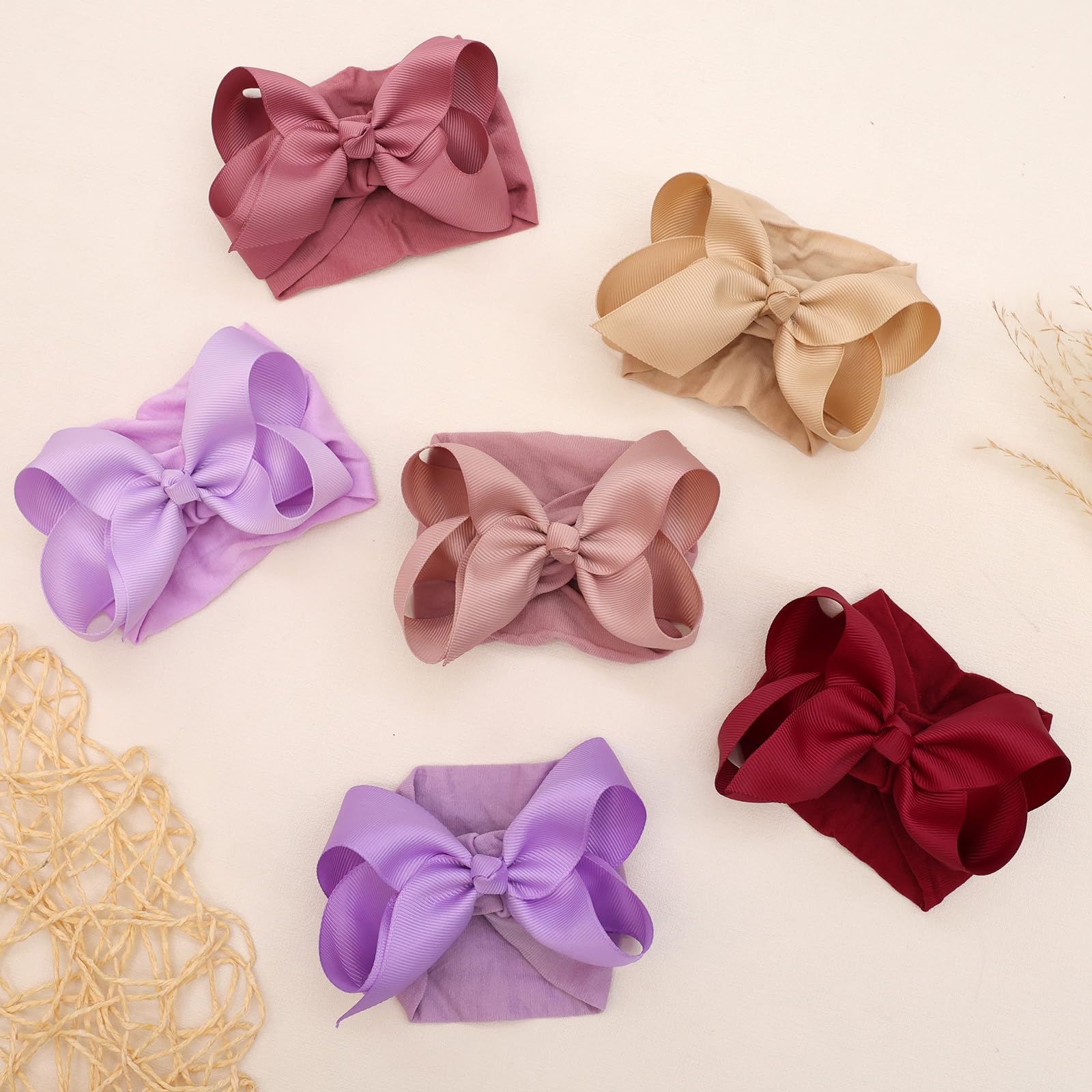OAOLEER gift-ready headband pack for newborns and toddlers