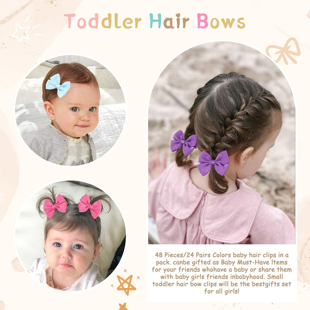 OAOLEER girls hair bow clip closeup highlights tiny details and quality
