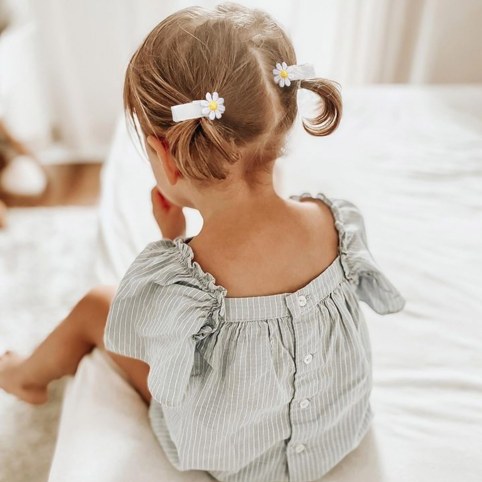 OAOLEER toddler hair clips in 12 color pairs for easy styling