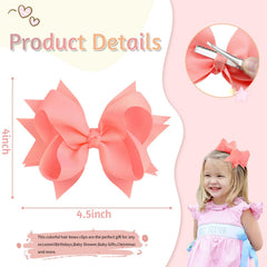 Oaooleer Baby girl hair clips enhancing outfits with color and charm