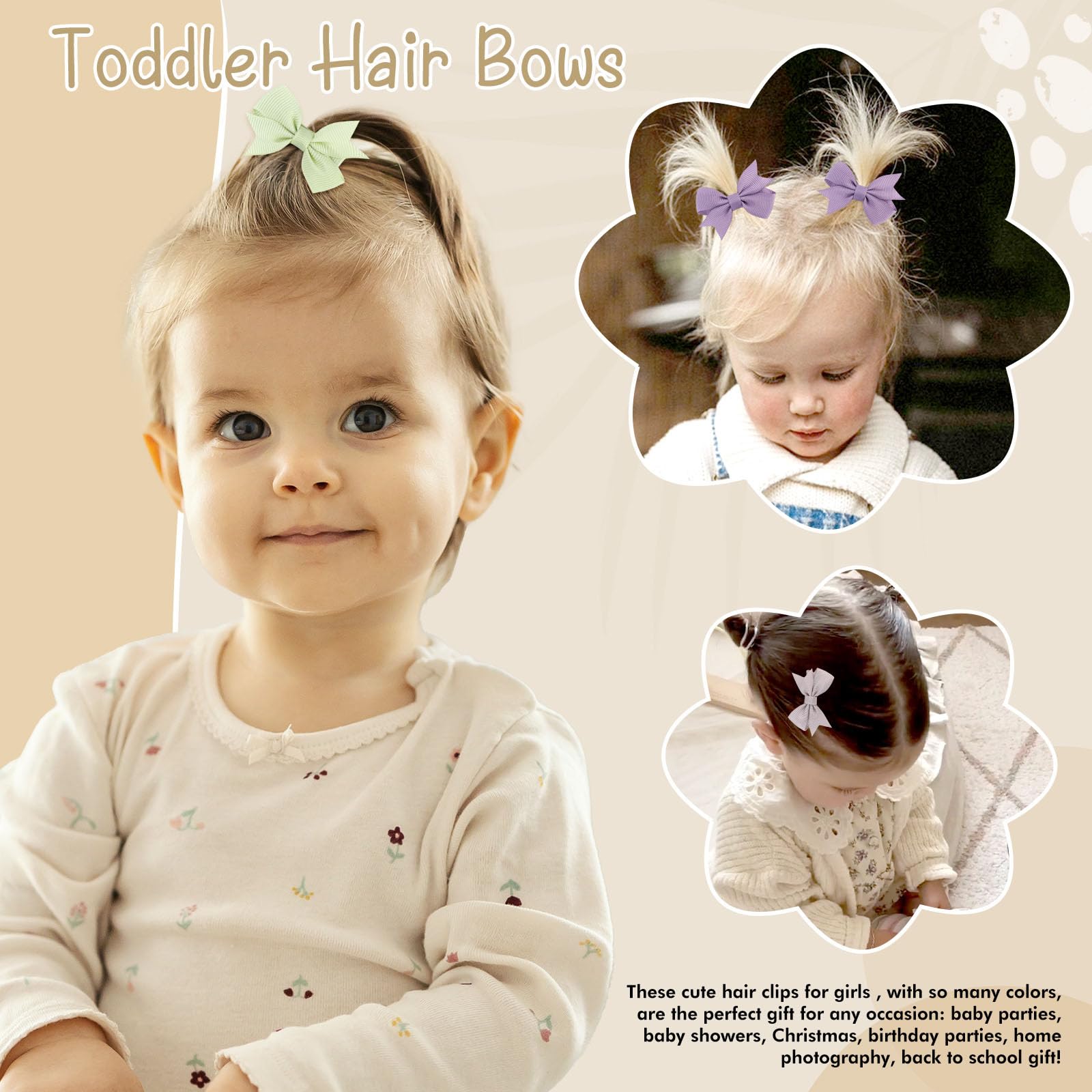 OAOLEER baby shower clip pack shown for party styling.