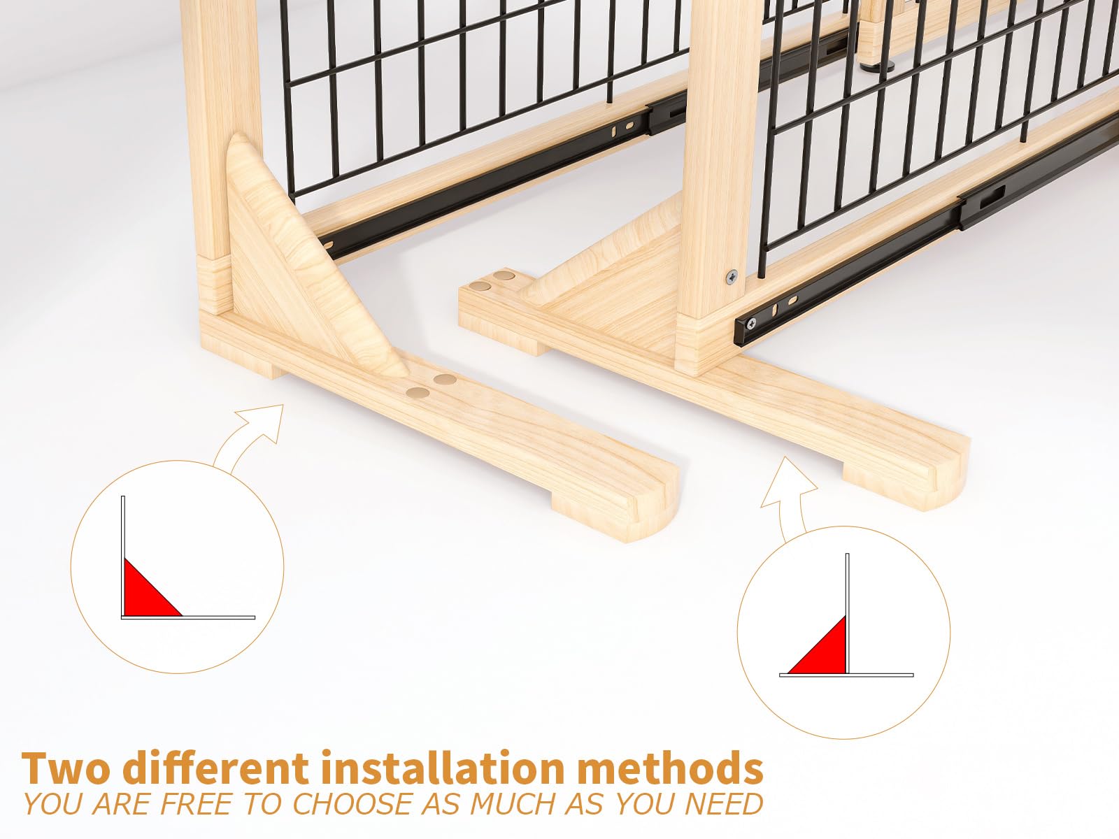 Oapety pet-friendly design offers visibility and airflow.