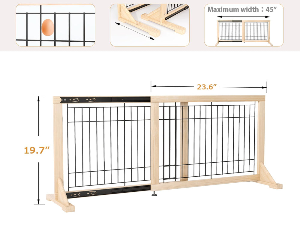 Oapety Wood and Metal Frame blends durability with style.