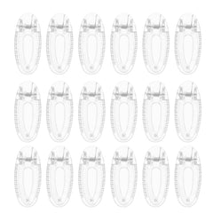 OATIPHO toddler hair clip transparent oval mini secures hair during active play.