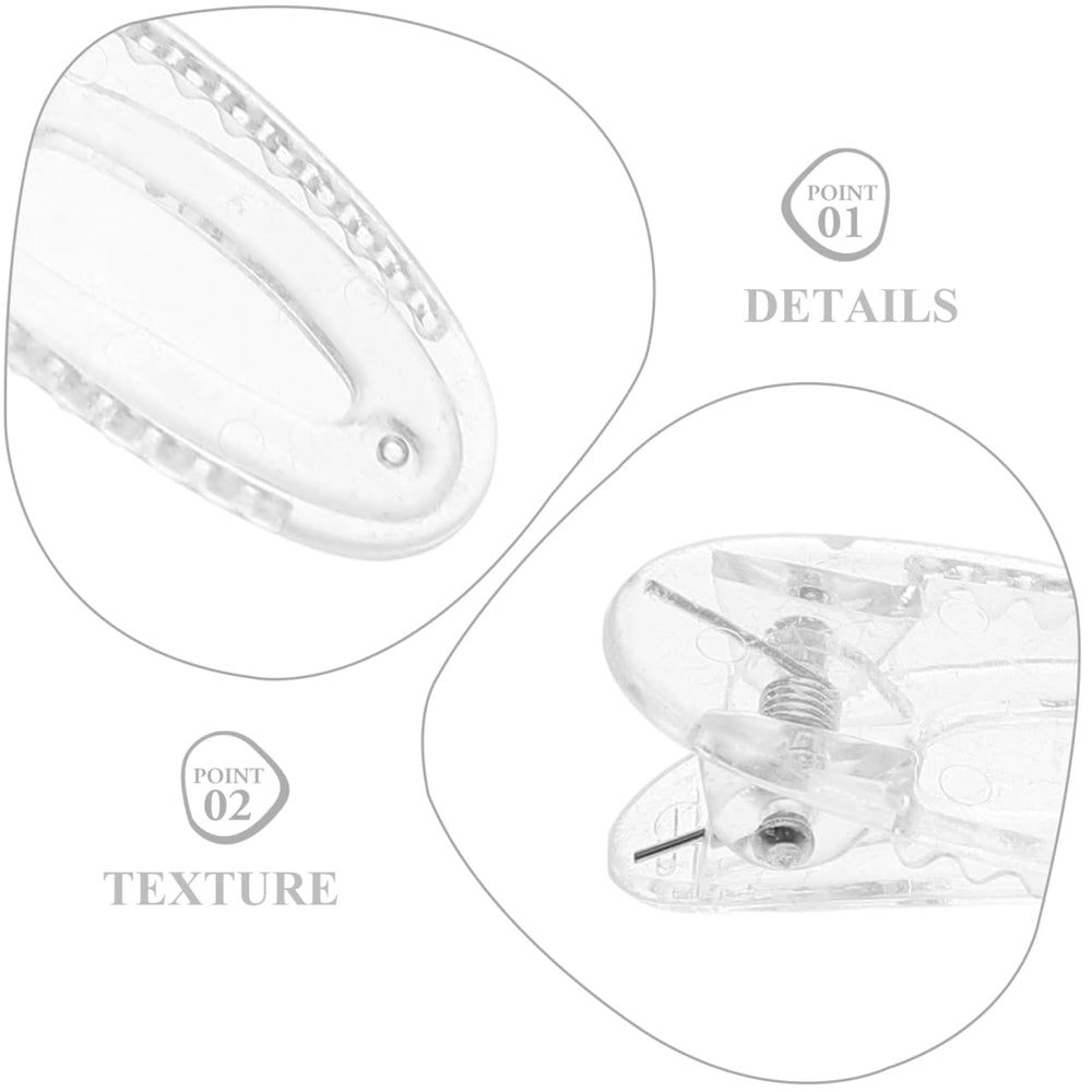 OATIPHO transparent toddler hair clip keeps styles neat at school and parties.
