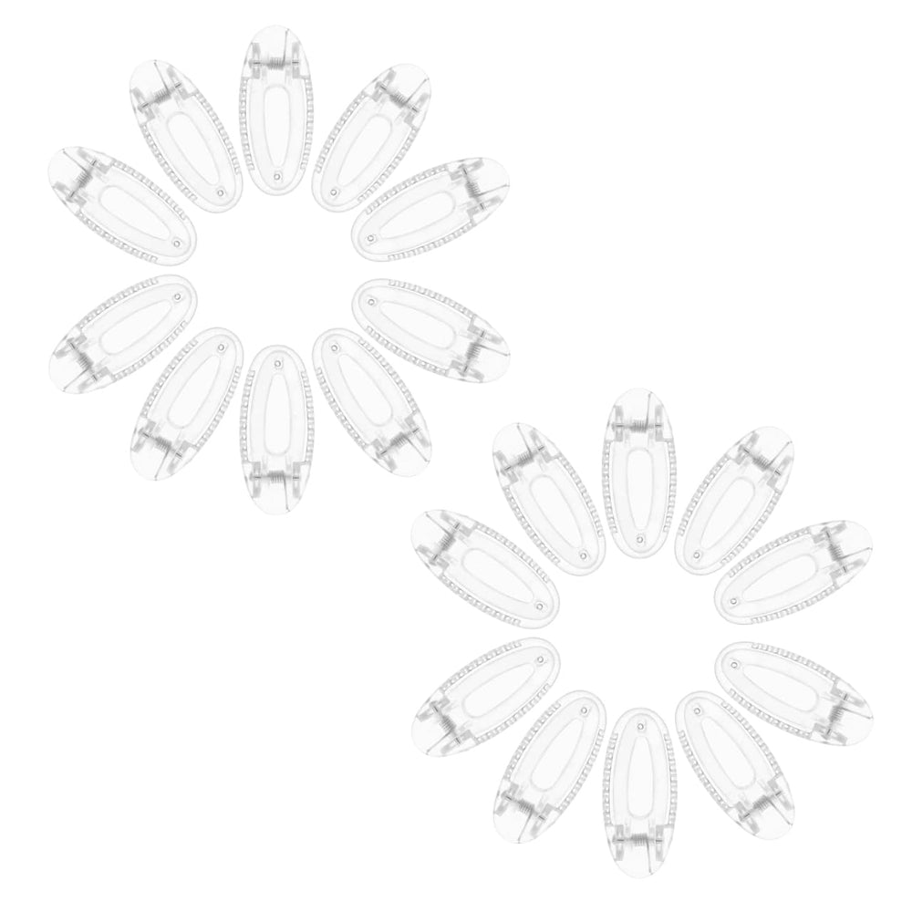 OATIPHO clear snap clip adds a cute touch to everyday looks.