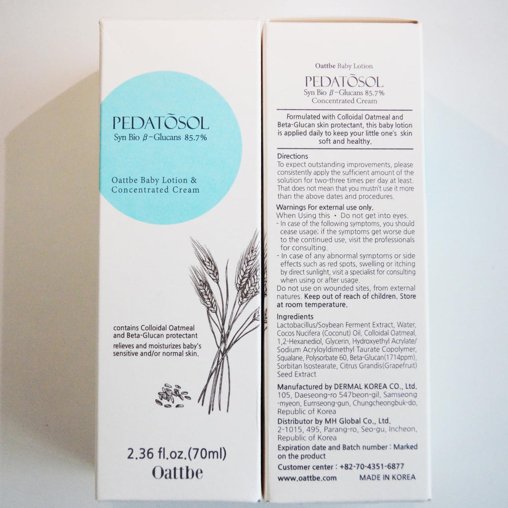 Smooth, non-greasy texture of Pedatosol that spreads easily.