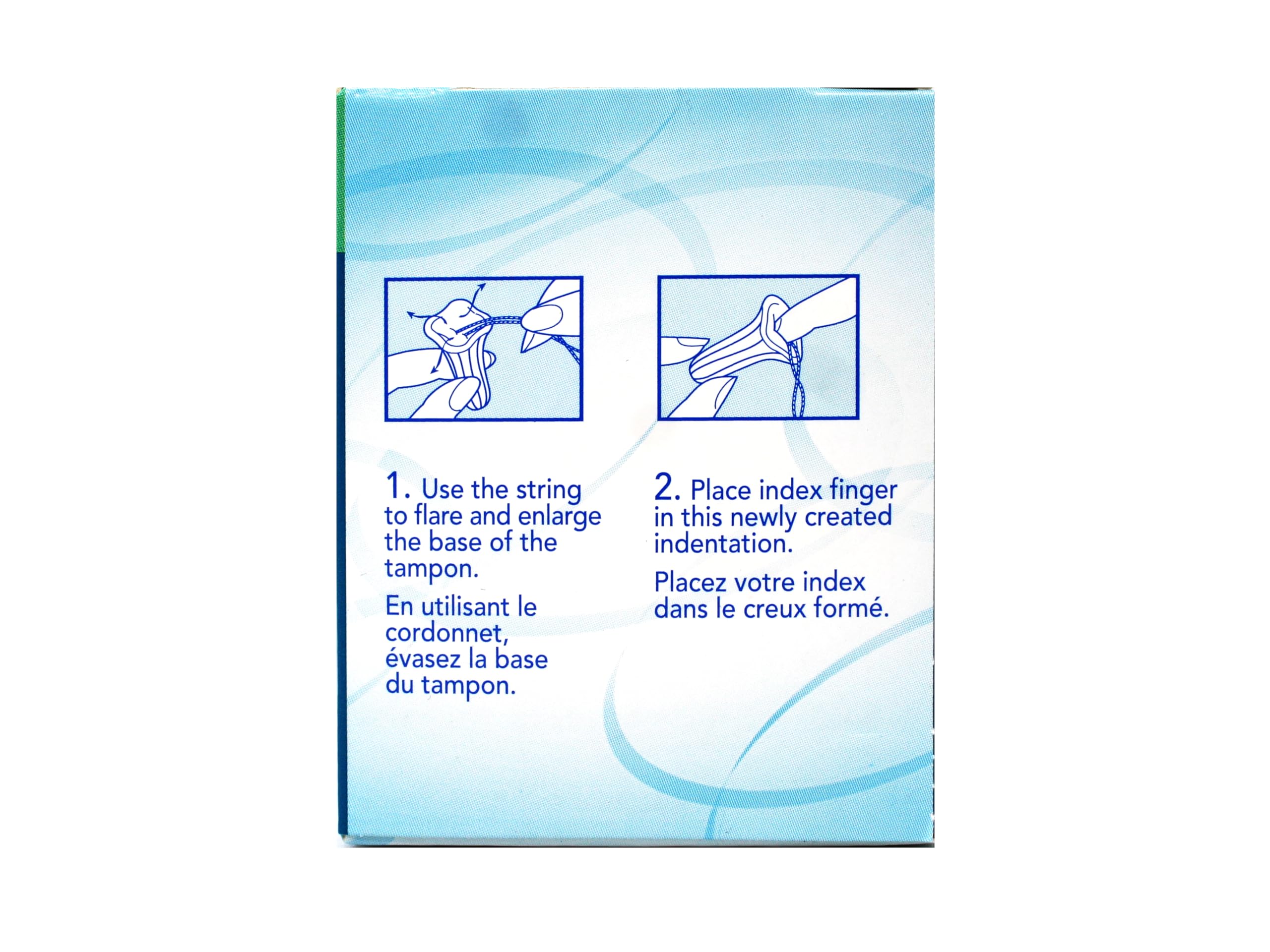 o.b. tampons without applicator reduce waste and simplify disposal.
