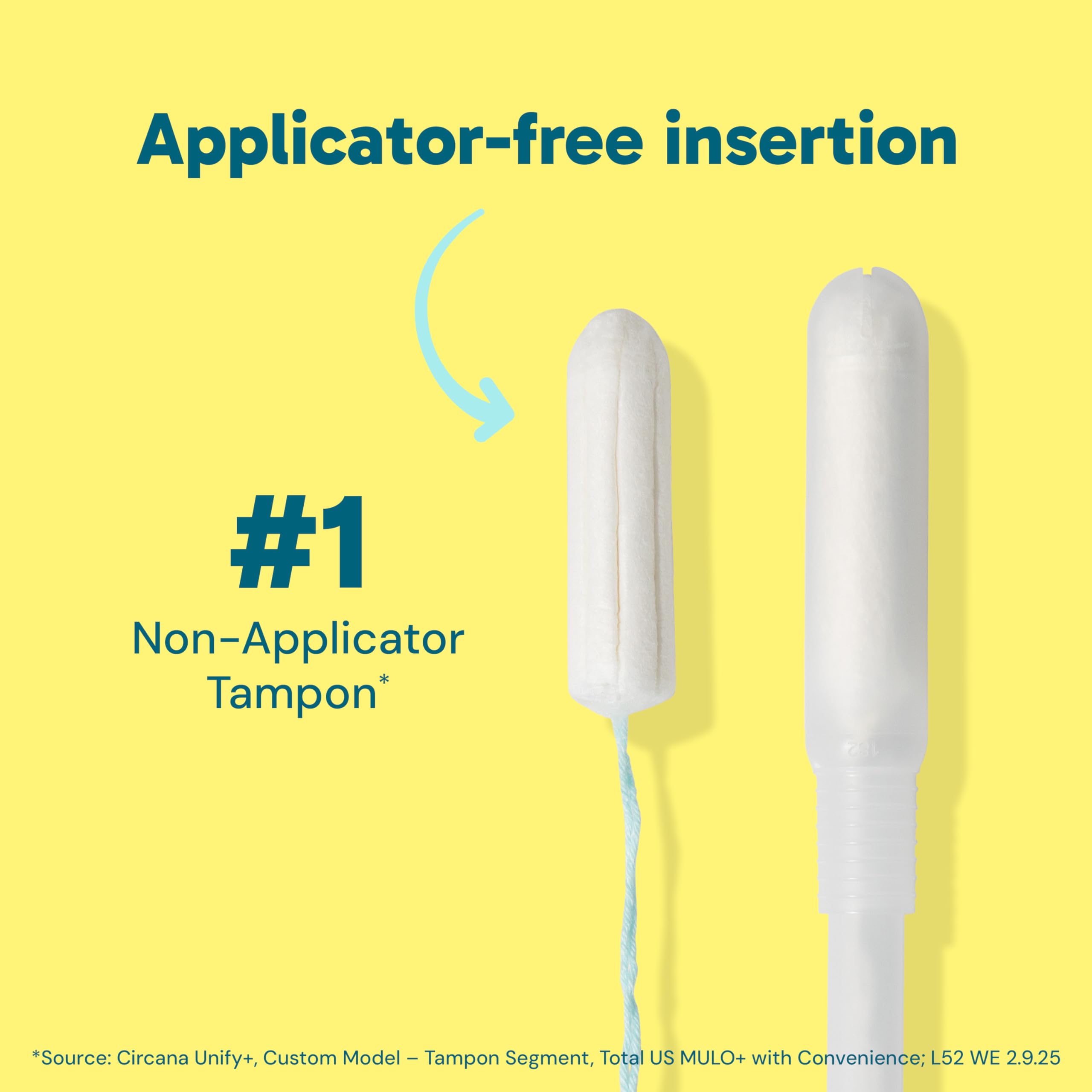 o.b. tampons 40 tampons per box offer extended coverage and value.
