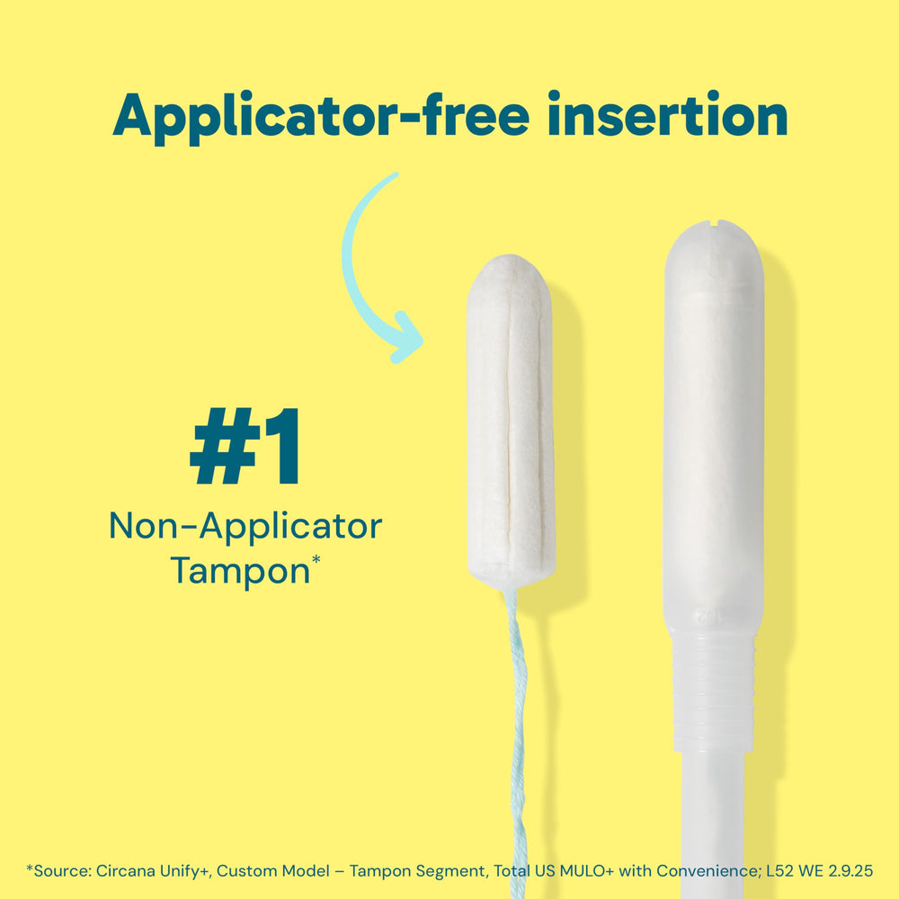 o.b. tampons 40 tampons per box offer extended coverage and value.