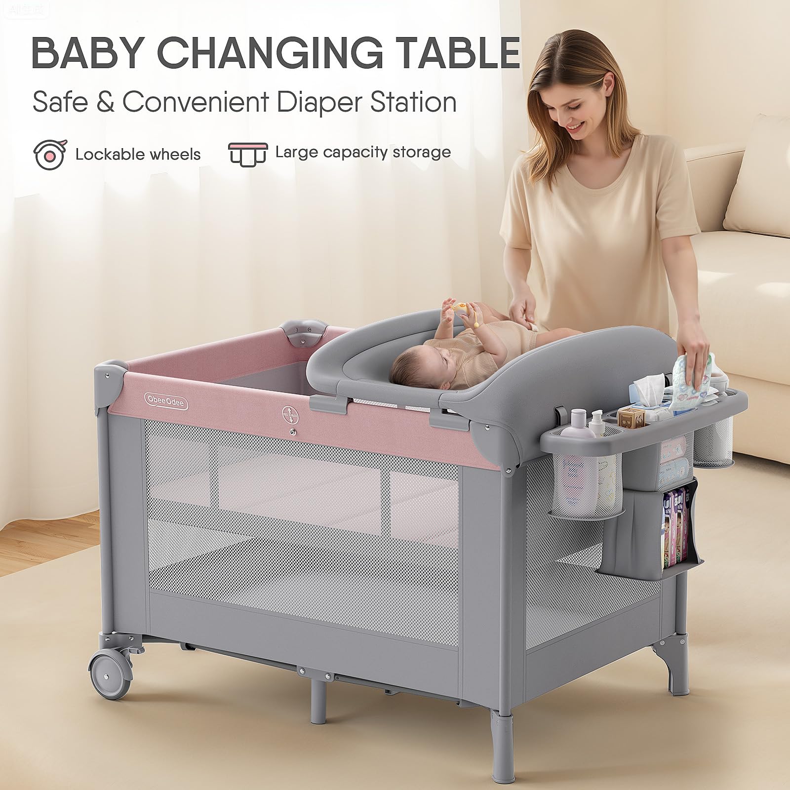 Obbee Odee mosquito net and canopy image highlights protective breeze and insect-free sleep.