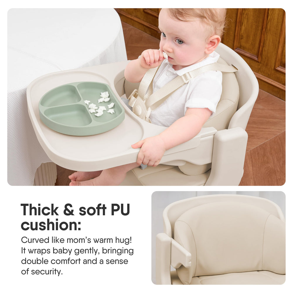 Obbee Odee adjustable seat height—grows with your child.