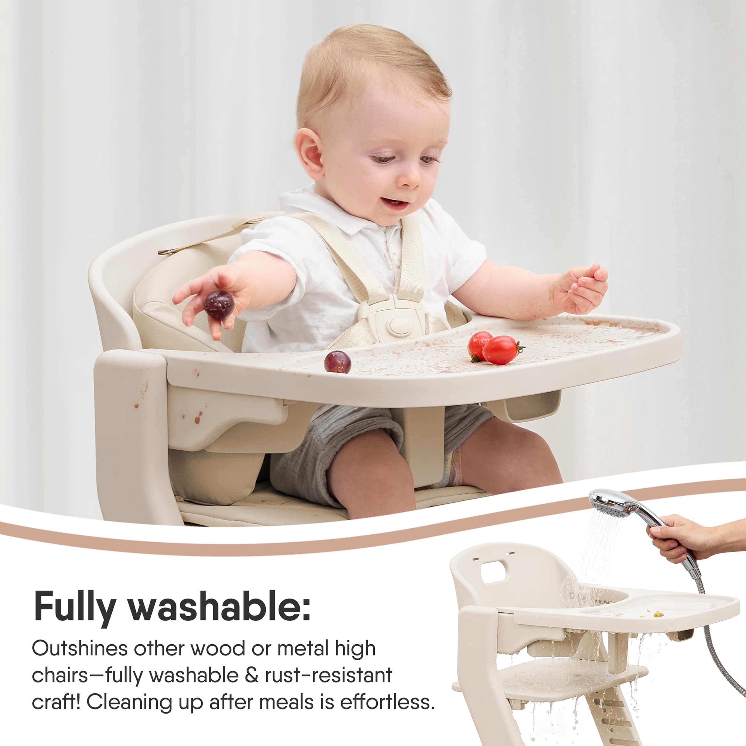 Obbee Odee soft cushion seat—gentle, secure comfort for babies.