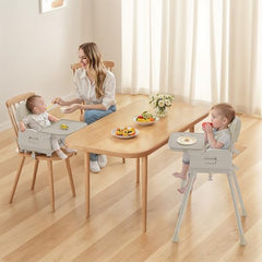 Obee Odee beige high chair with adjustable legs for growing children