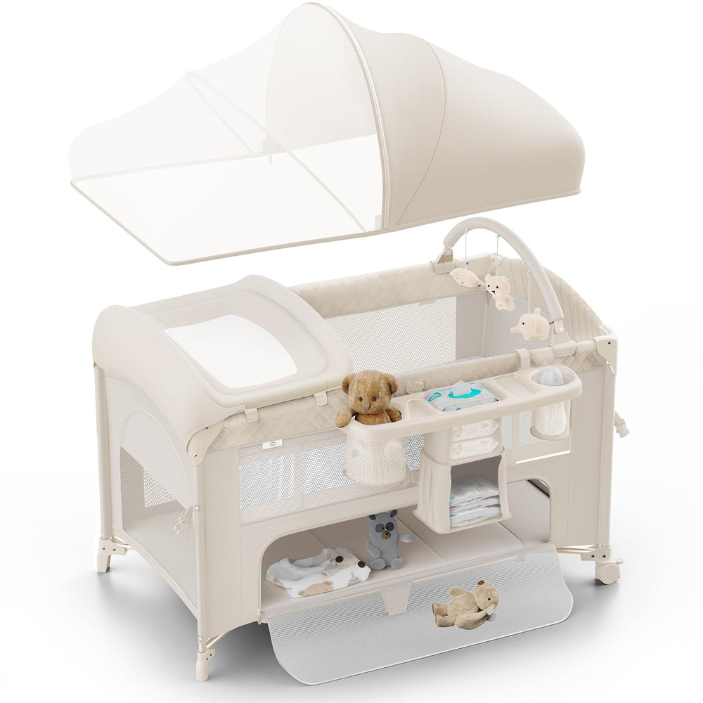 Obee Odee 4-in-1 bassinet: assembly view for easy setup