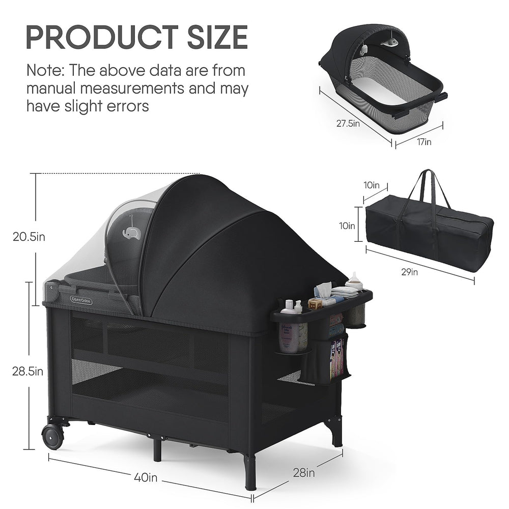 Obee Odee 4-in-1 storage compartment, organized essentials within reach.