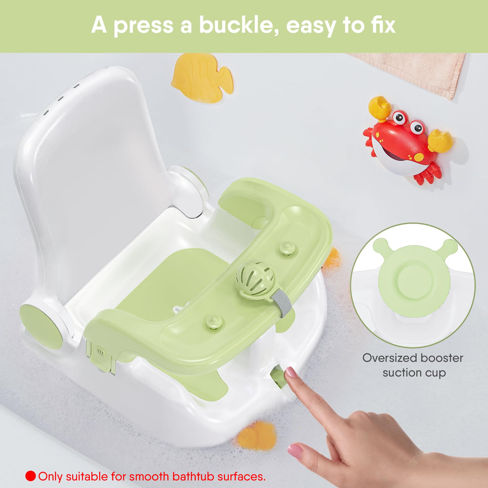 Obee Odee washable pillow adds comfort during bath time.