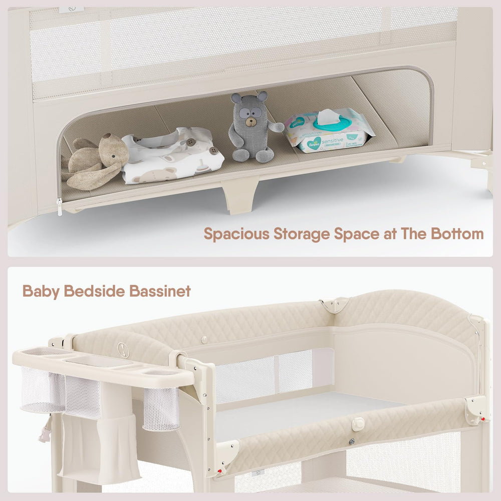 Obee Odee bottom storage keeps essentials neatly within reach