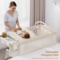 Obee Odee changing table with water-resistant fabric for simple cleaning