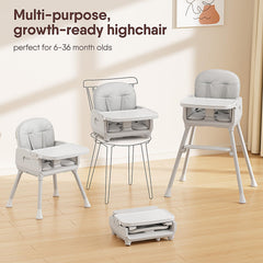 Obee Odee high chair folded compactly for travel and small spaces.