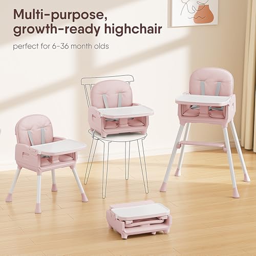 Obee Odee pink chair folded for compact travel and storage.