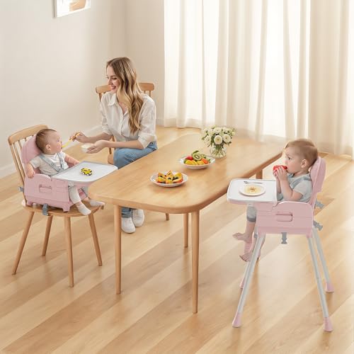Obee Odee pink chair seat cushion offers soft PU comfort during feeds.